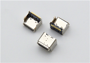 Type-C 16-pin female socket, board-mounted with a 3.0mm standoff height, 8.0mm length, and 4.58mm pitch